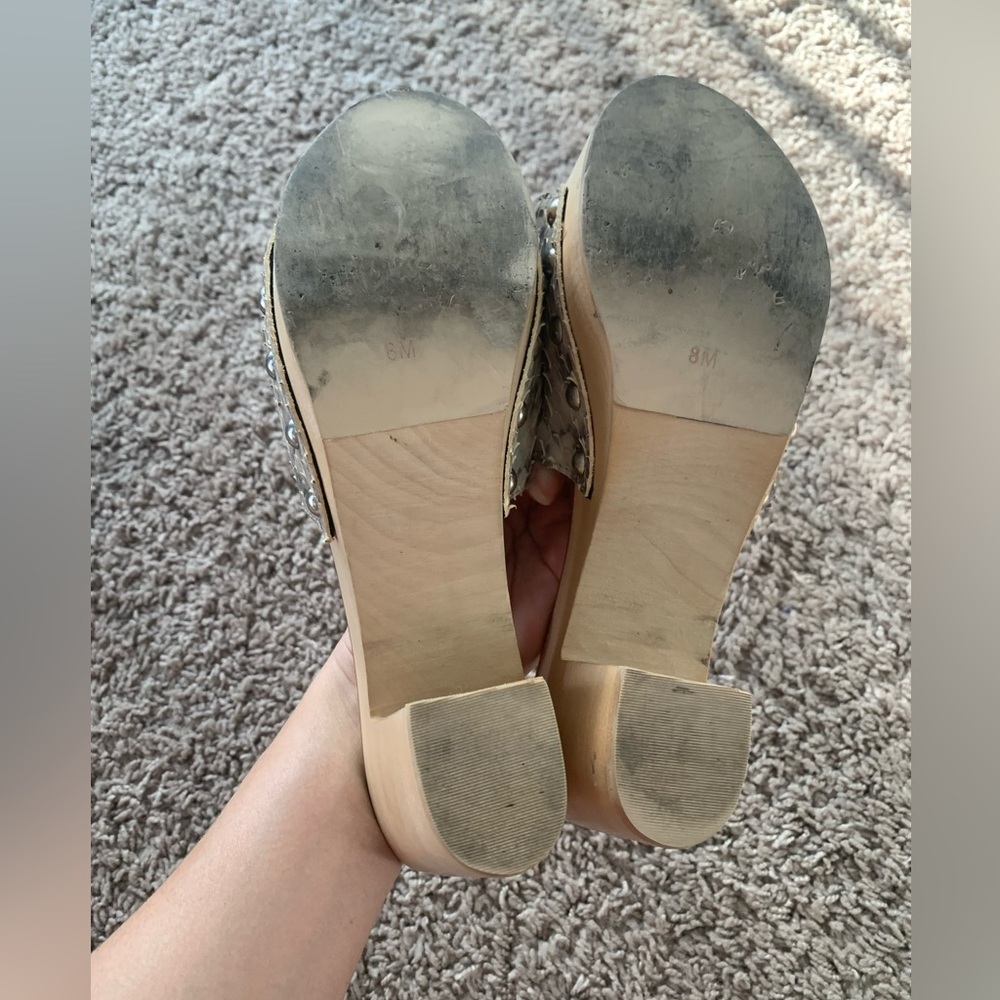 Jeffrey Campbell Dlight Clogs Platform Sandals Sn… - image 14